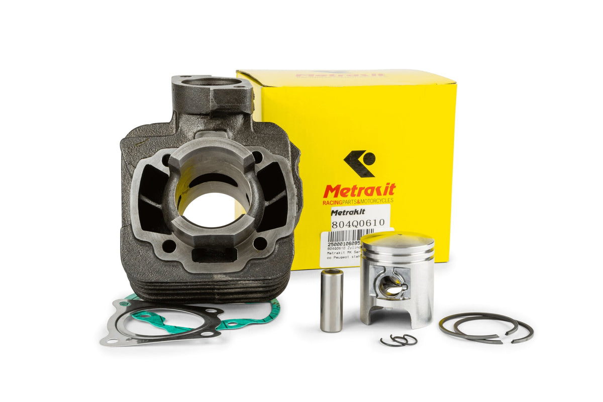 Cylinder Kit Metrakit 50cc cast iron Peugeot vertical AC