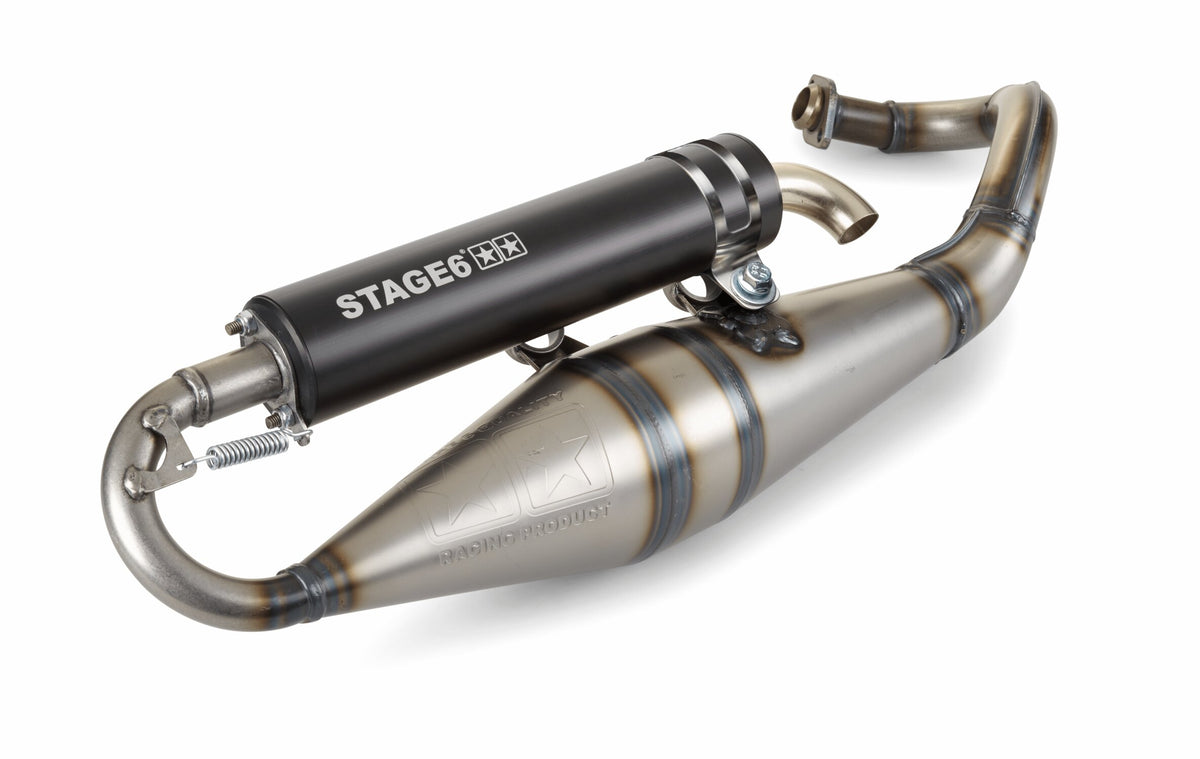 Exhaust Stage6 Pro Replica MK2 Black Piaggio