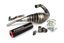 Exhaust Stage6 80 - 90cc CNC red / black HM-Moto / Vent / Beta RR