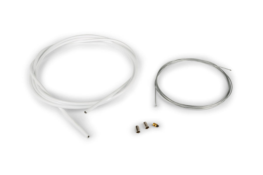 Throttle Cable Kit universal 1.2mmx2m Motoforce Racing white