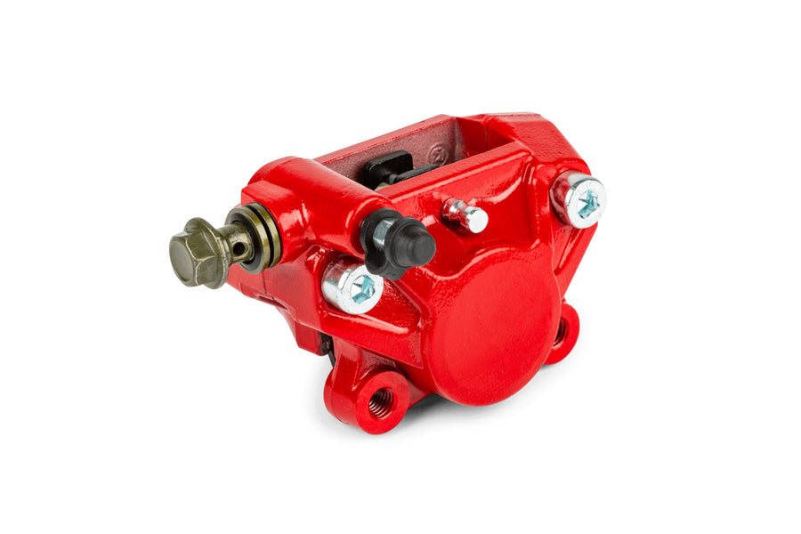 Brake Caliper rear Motoforce Minarelli horizontal red