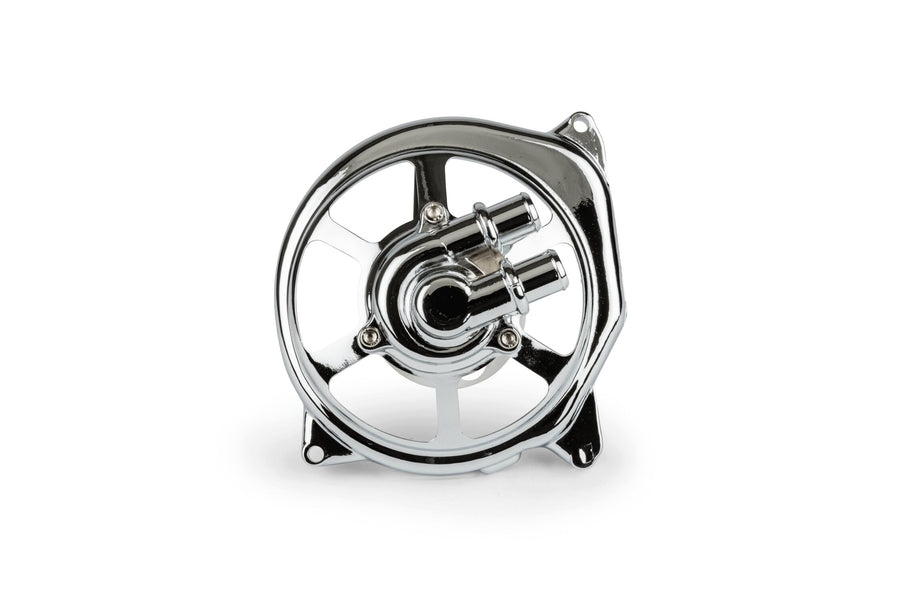 Water Pump Cover STR8 Extreme Cut Minarelli LC chrome