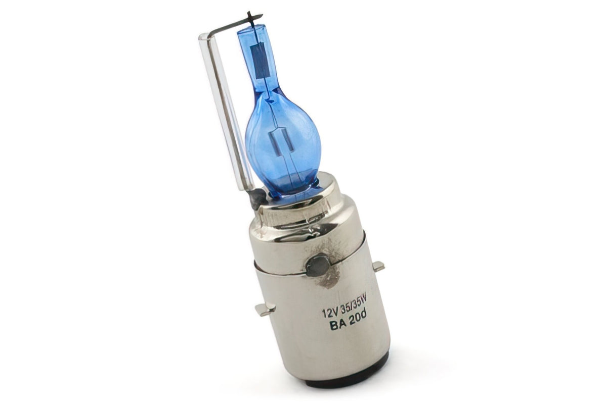 Headlight Bulb STR8 BA20D - 12V35W blue