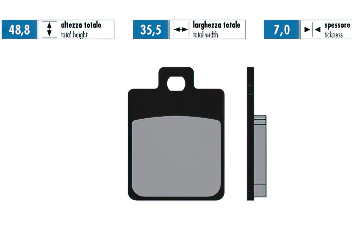 Brake Pads Polini Original Piaggio Zip / Vespa / MP3