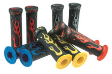 Grips STR8 FLAME black / blue