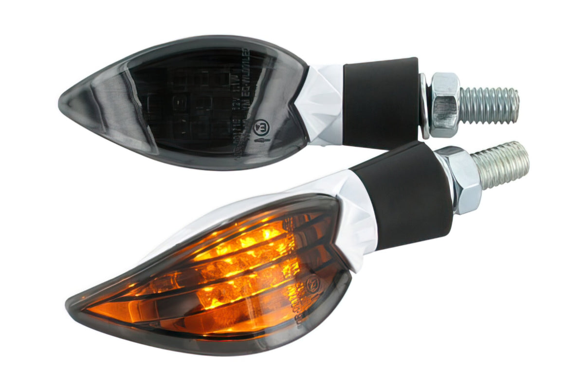 Indicators LED universal Black Line white