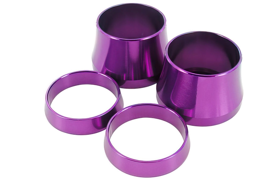 STR8 CNC Rings for CNC Grips, purple