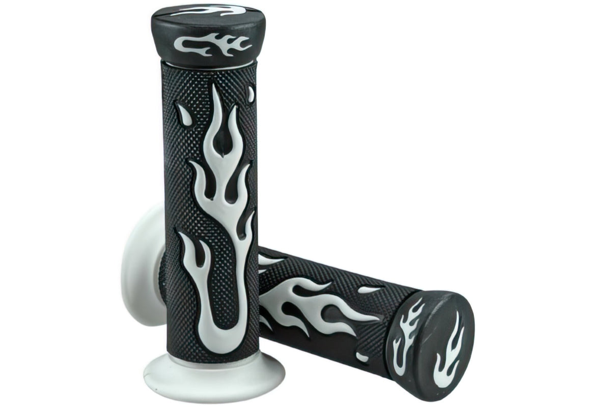 Grips STR8 FLAME black / white