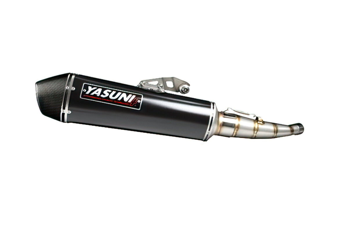 Exhaust Yasuni 4 Black Carbon Yamaha Xmax 125cc