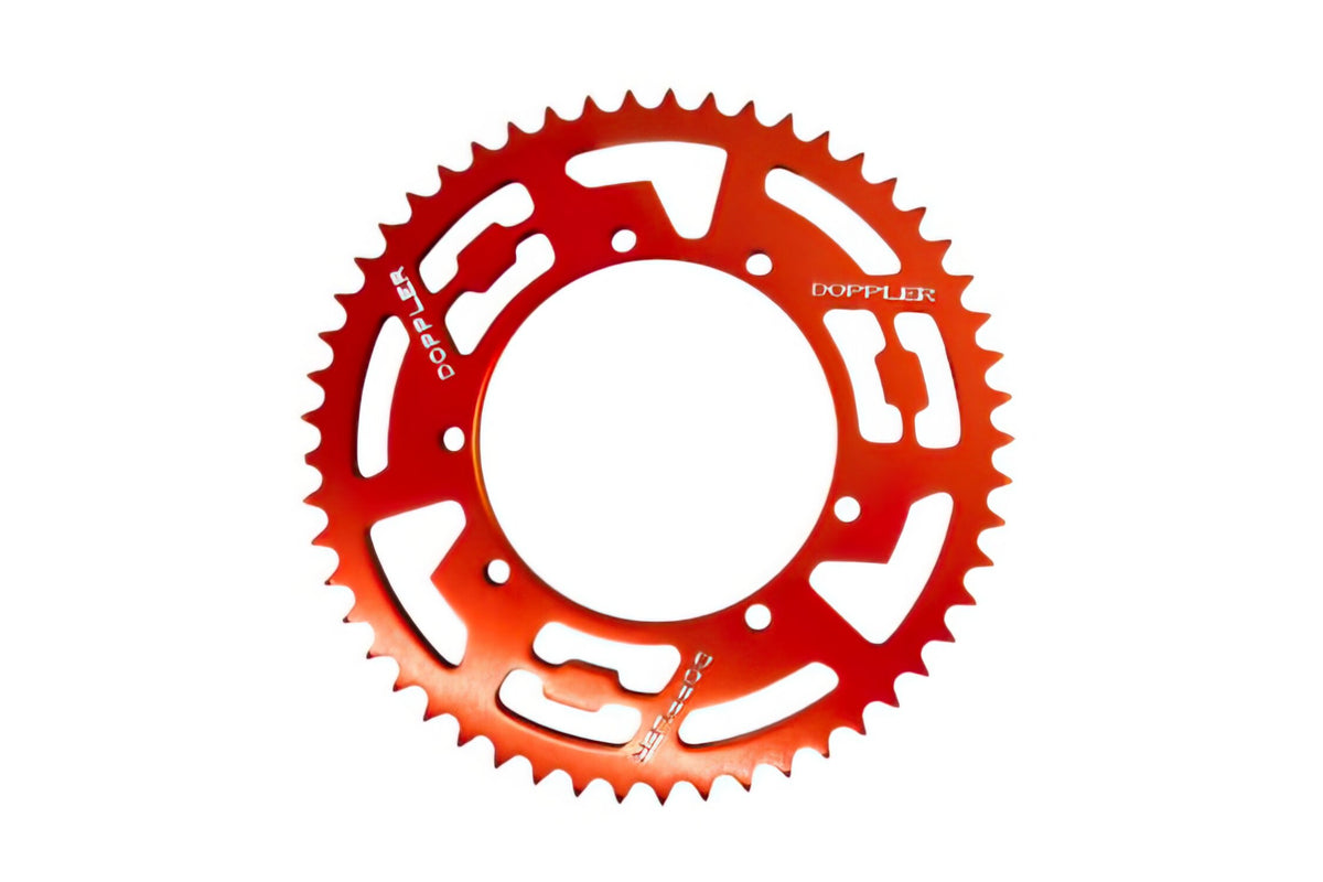 Rear Sprocket 53T - 428 Doppler alu CNC red Sherco Enduro 50