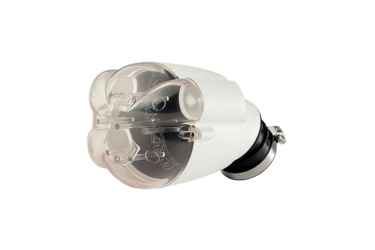 Luftfilter Doppler Venturi 45° 28/35mm PHVA/PHBN white