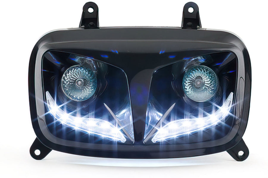 Twin Headlight STR8 Eyelight STR8 Yamaha BW's from 2004 black