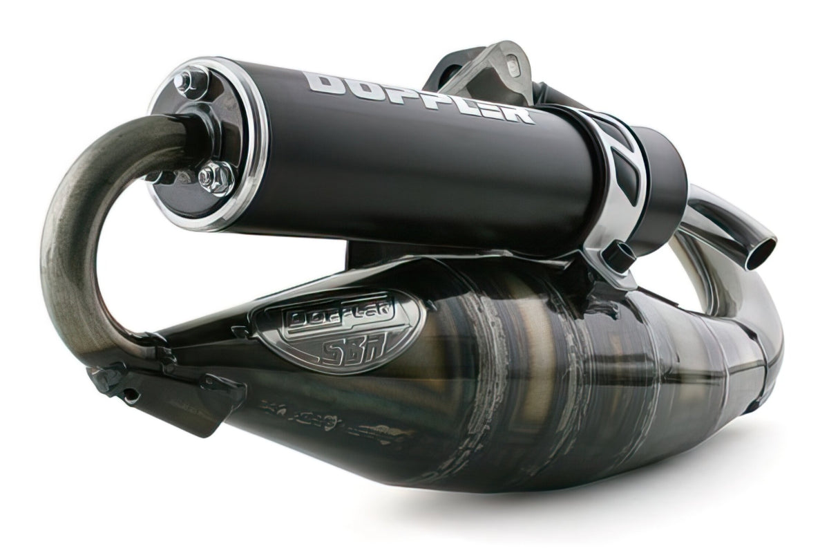 Exhaust Doppler S3R Evolution Minarelli vertical black