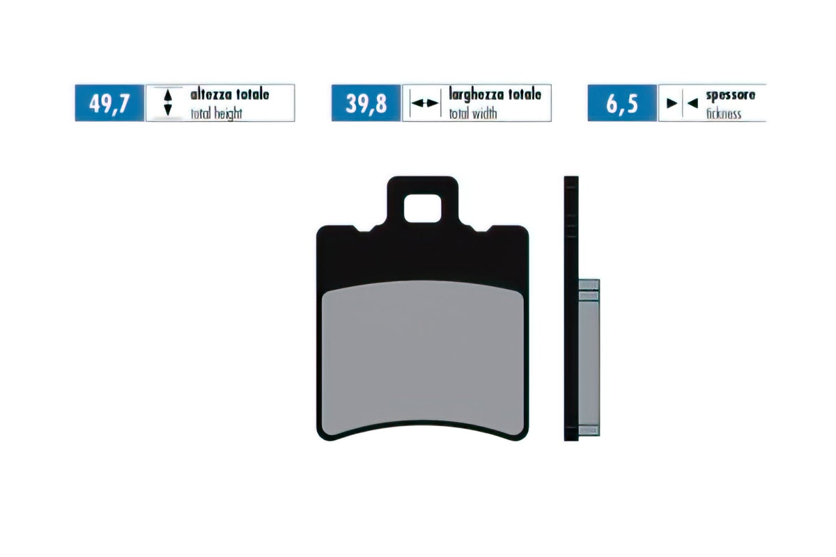 Brake Pads Polini Original Yamaha Aerox / BW's