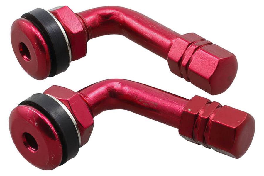 Tire Valves STR8 90° angle red