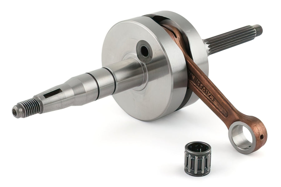 Crankshaft Malossi MHR RHQ 12mm pin 85mm conrod Minarelli horizontal