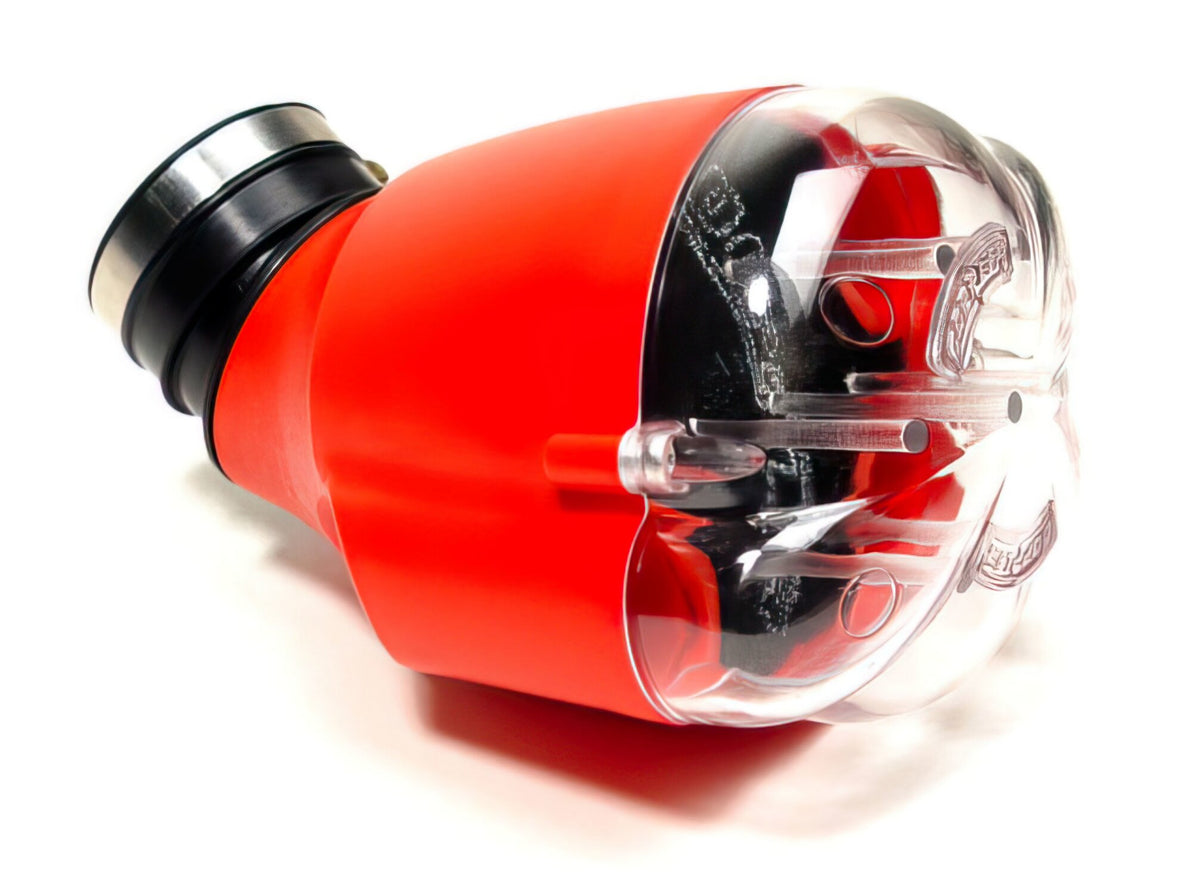 Air Filter Doppler Venturi 45° 28/35mm PHVA/PHBN red