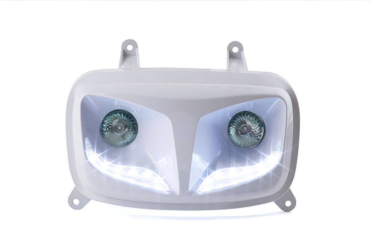Twin Headlight STR8 Eyelight STR8 Yamaha BW's from 2004 white