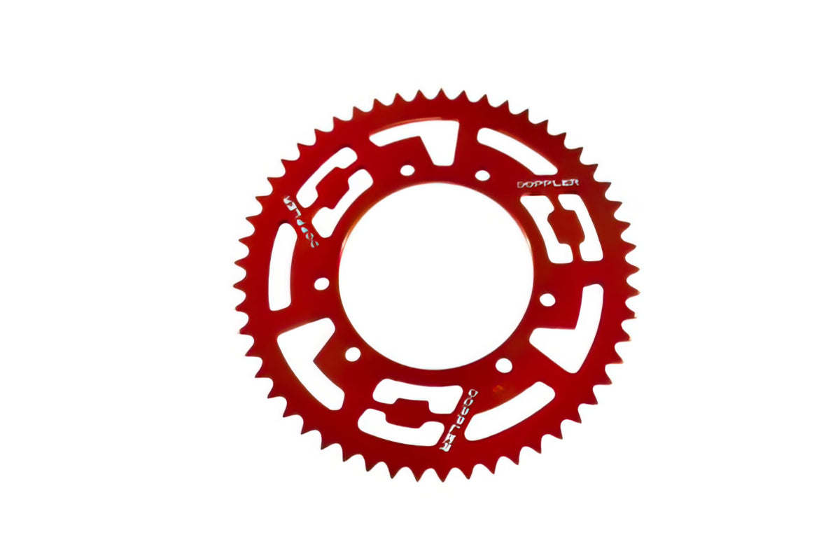 Rear Sprocket 53T - 420 Doppler alu CNC red Rieju MRT