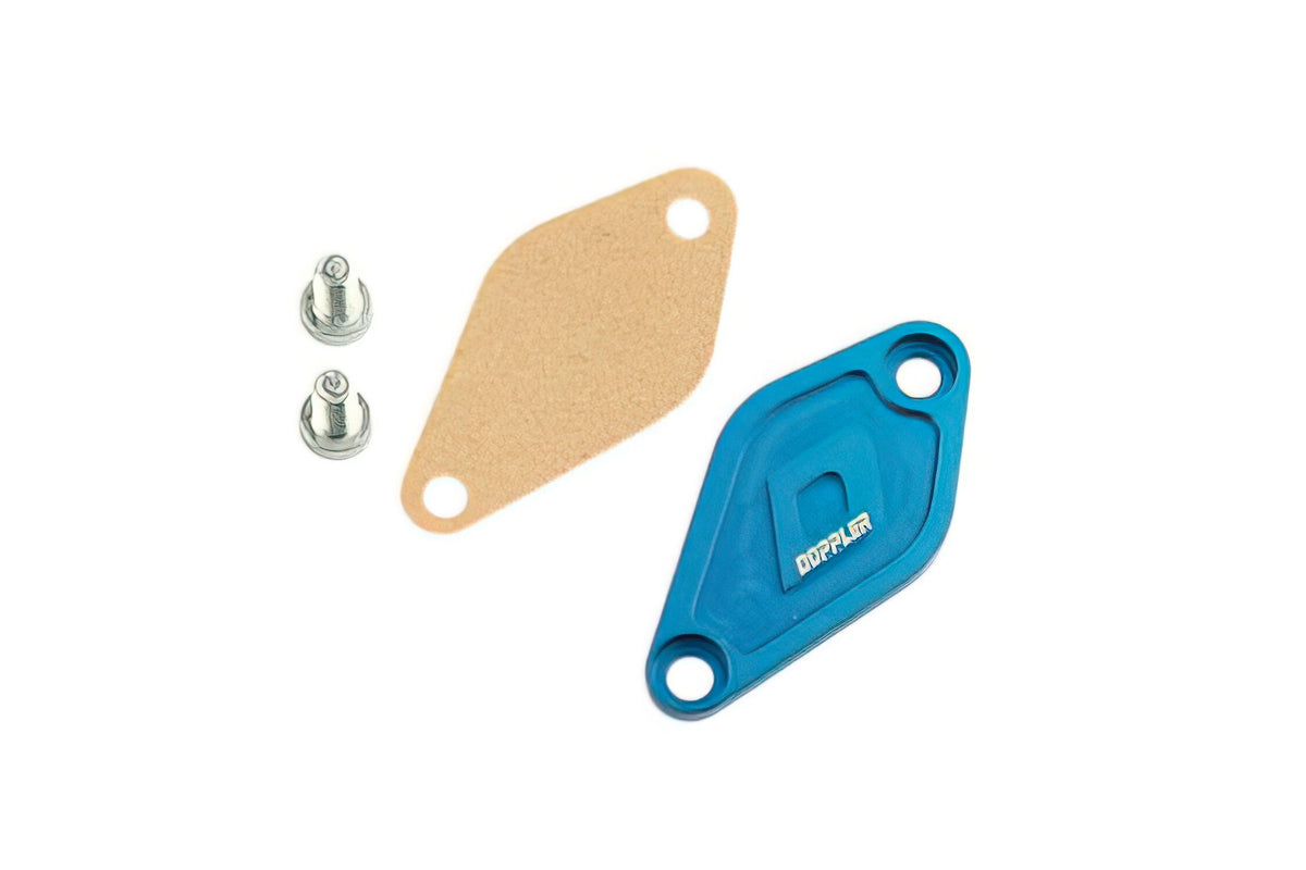 Oil Pump Cover Doppler AM6 / Derbi blue