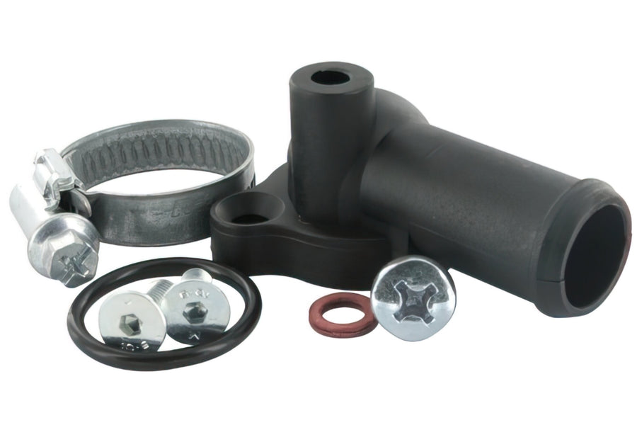 Adapter Polini radiator hose to cylinder 90° Piaggio LC