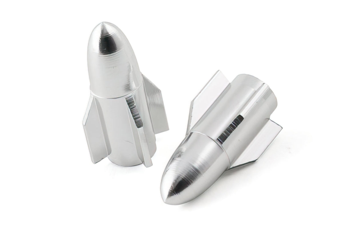 Valve Caps STR8 Rocket chrome