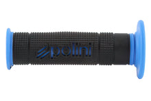 Grips + Brake Lever Foam Sleeves Polini black / blue