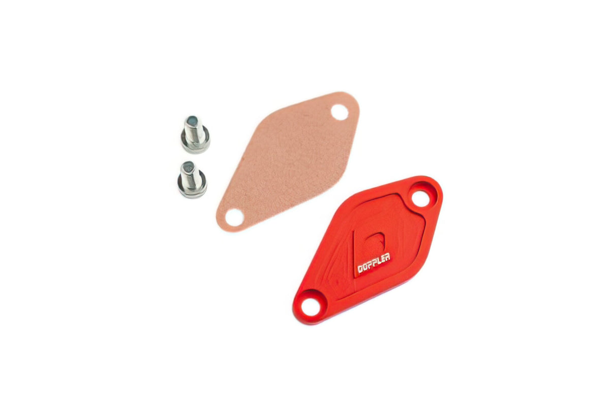 Oil Pump Cover Doppler AM6 / Derbi red