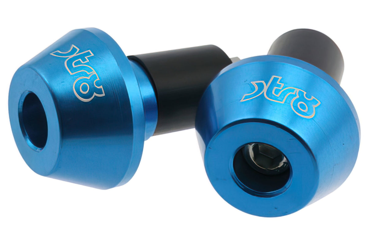Handlebar Ends STR8 SHORTY blue
