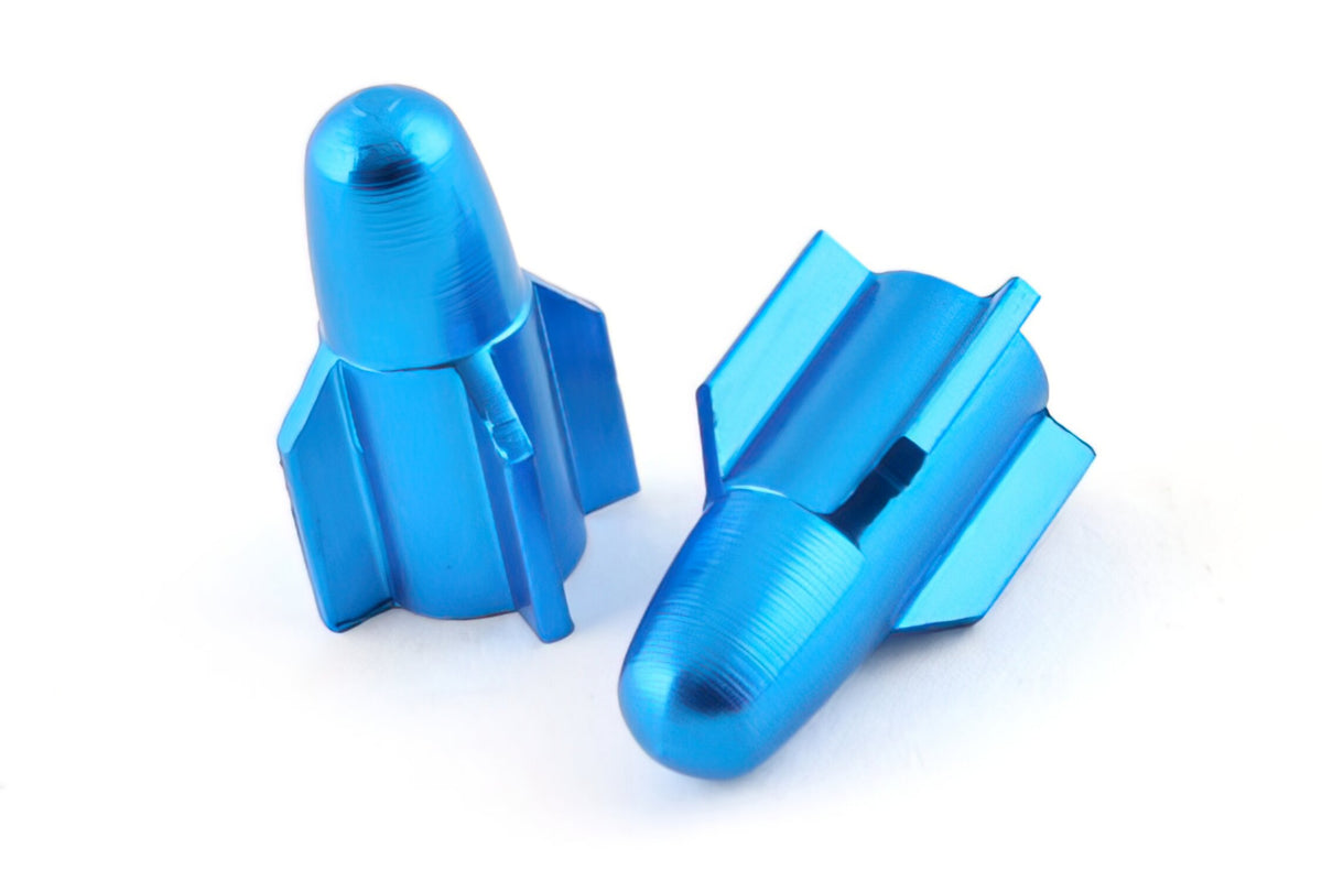 Valve Caps STR8 Rocket blue