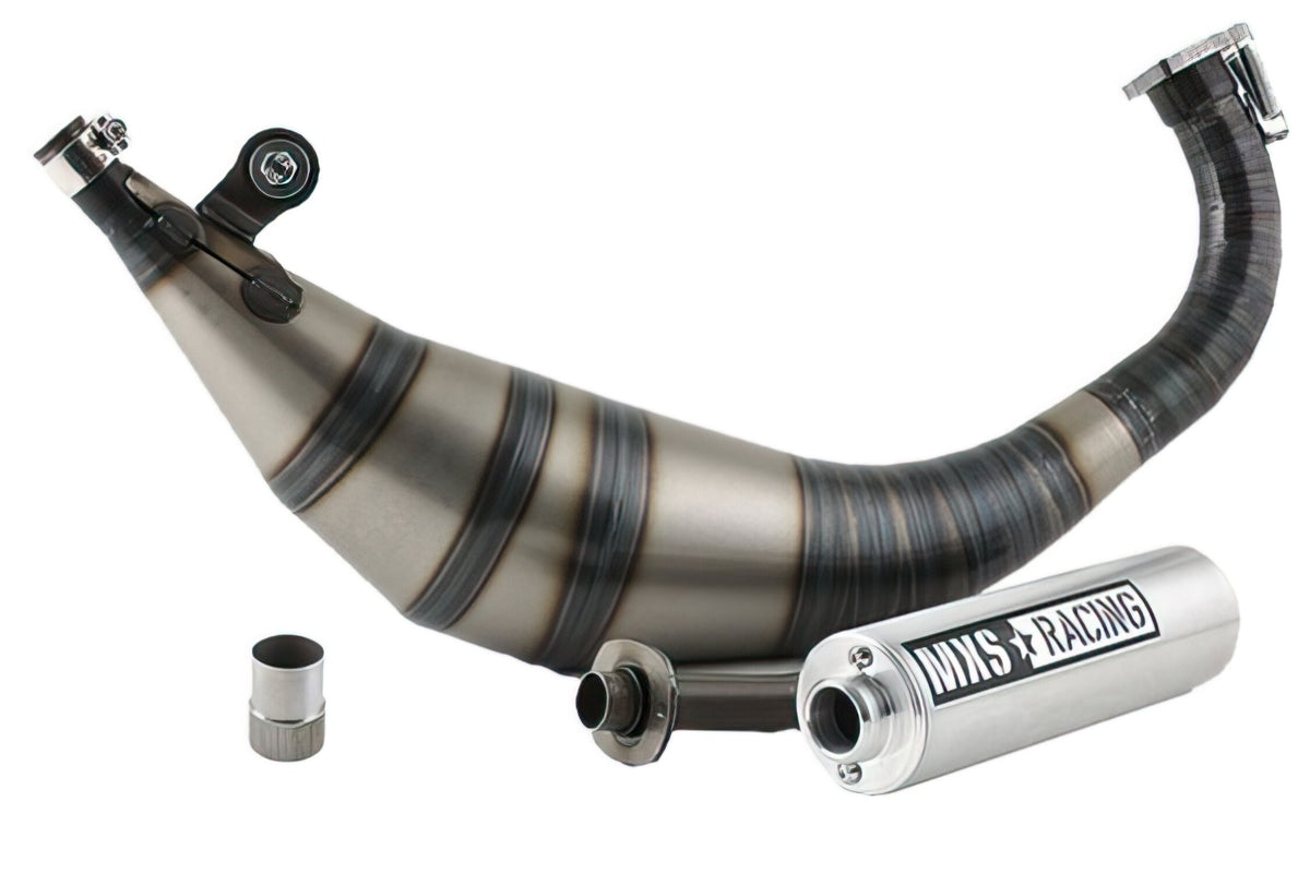 Exhaust MXS Racing GP90 incl. universal flange Minarelli AM6