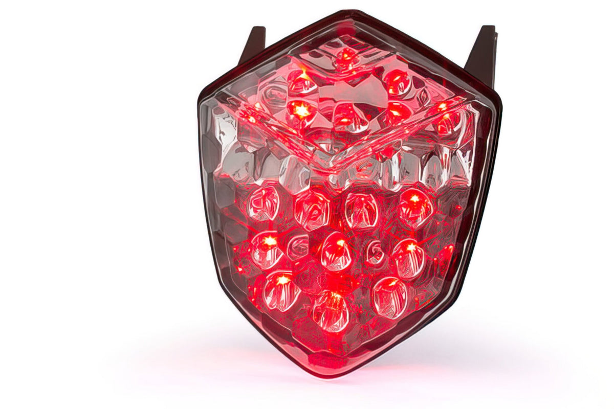 LED Tail Light STR8 18 LEDs transparent Rieju