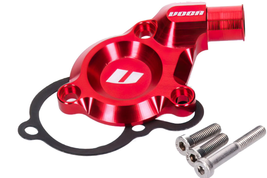 Water Pump Cover Voca CNC red Derbi Euro 3