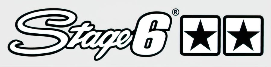 Sticker Stage6, white