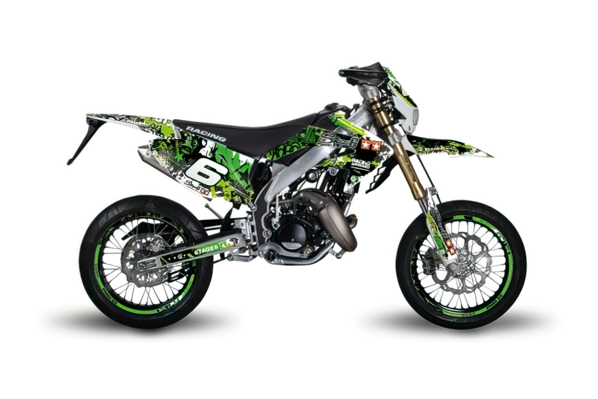 Graphics Kit Honda HM 50 Stage6 green / black