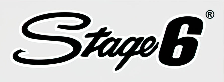 Sticker Stage6 logo 20x6cm black