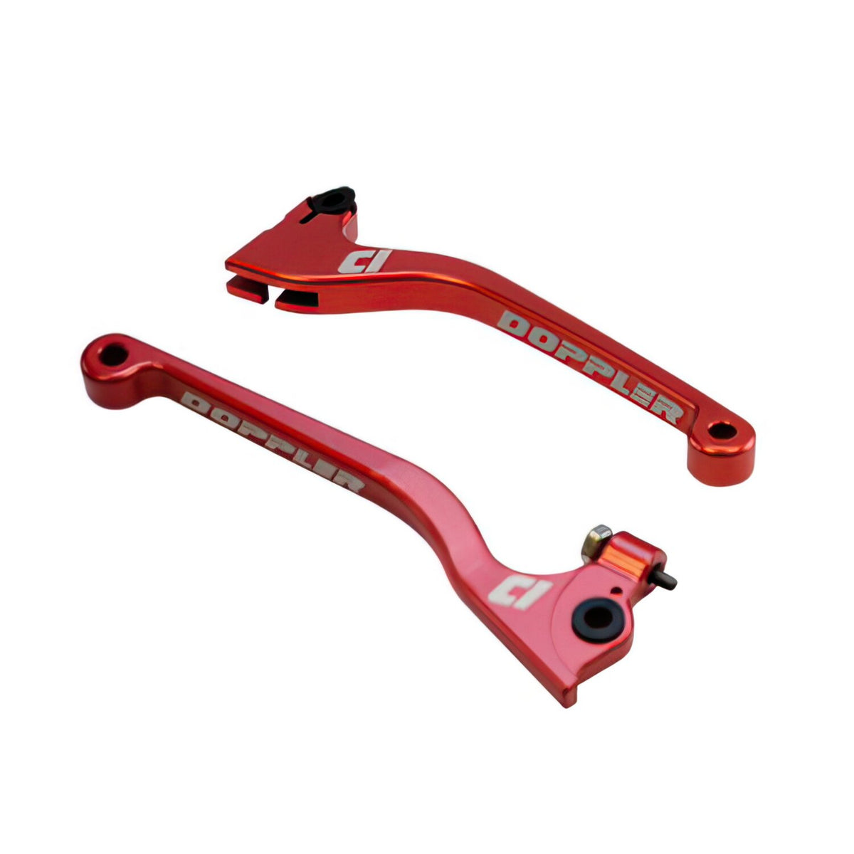 Lever Set AJP Doppler CNC red Derbi Senda / Gilera RCR / SMT