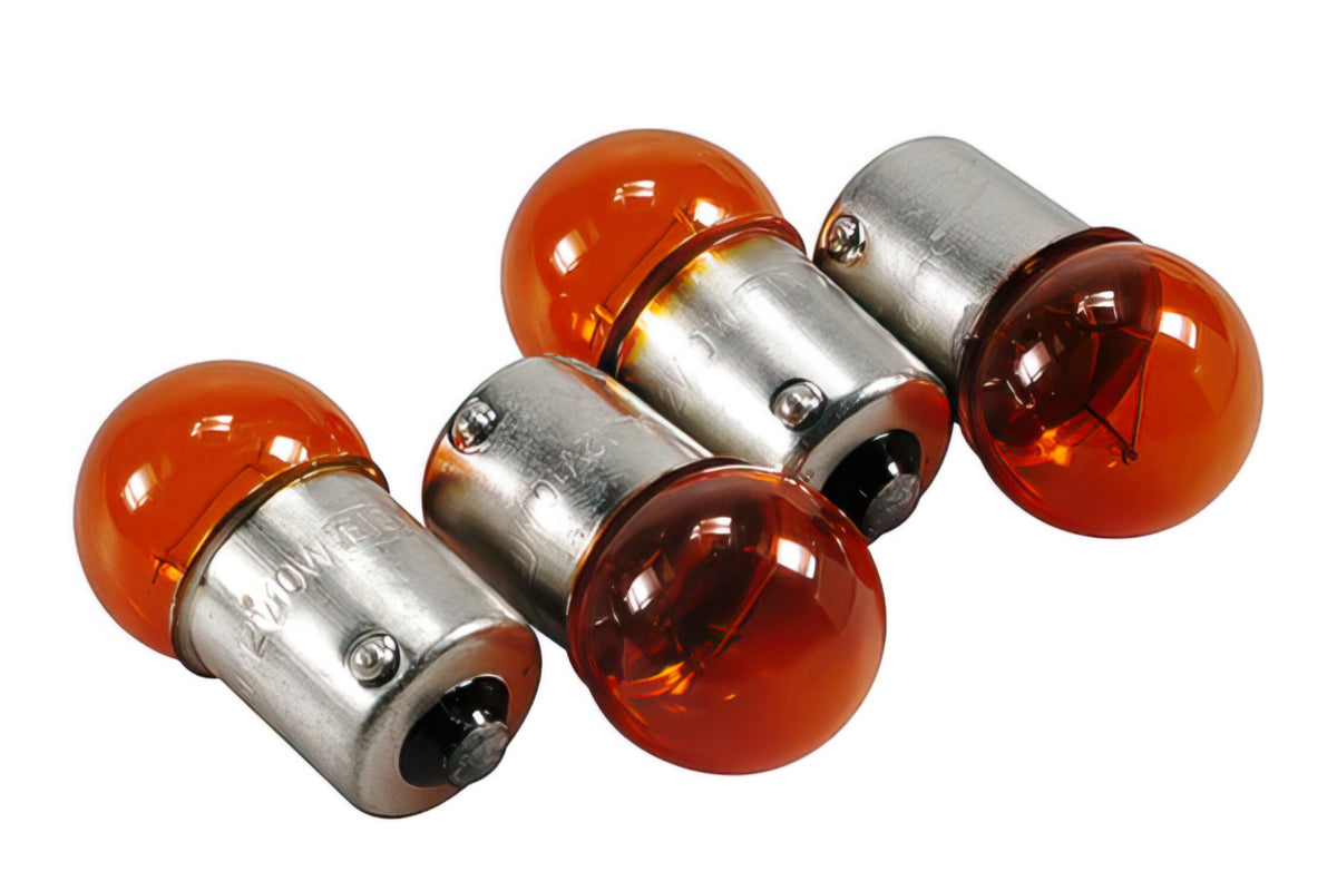 Indicator Bulb (x4) STR8 12V - 10W BA15S orange