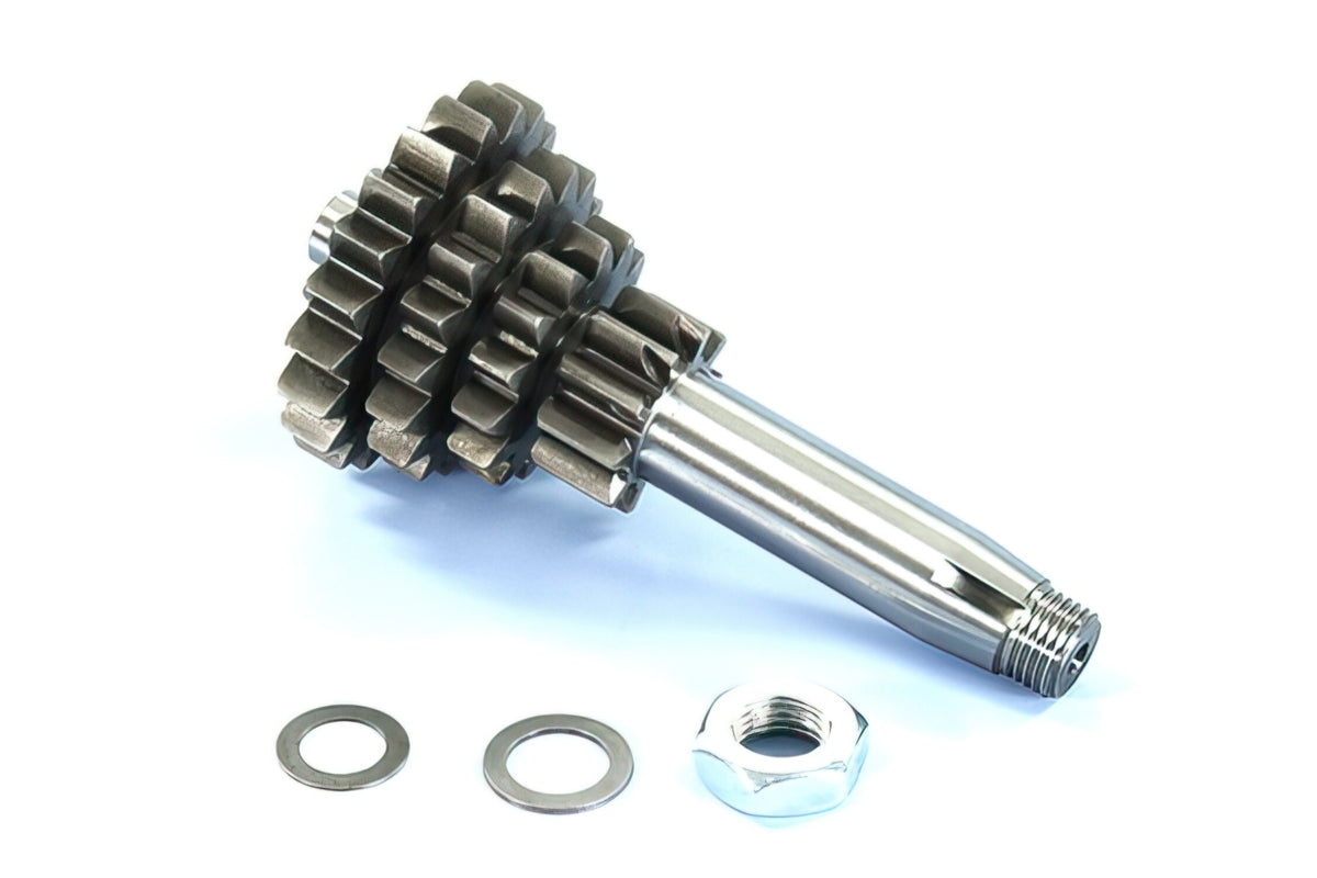 Countershaft + primary gear Polini 10-14-17-20 Vespa Smallframe 50 / 125cc