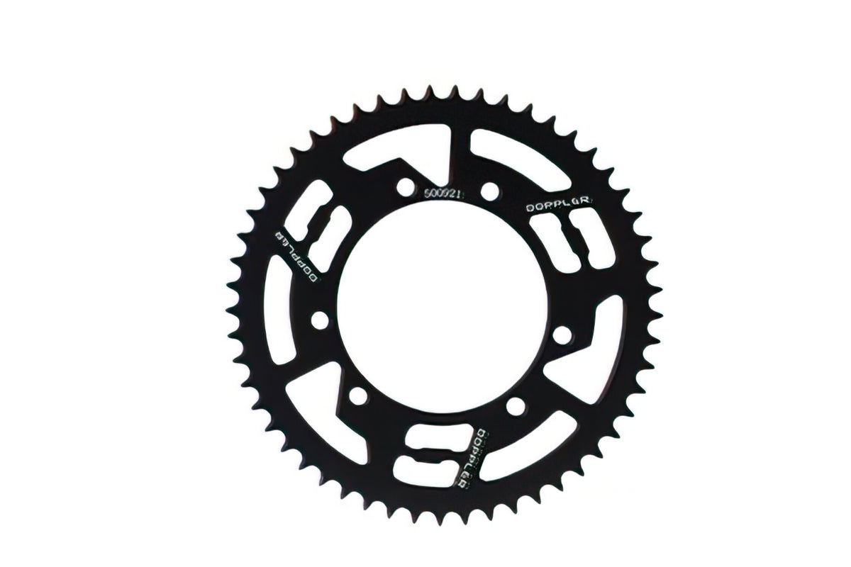 Rear Sprocket 53T - 420 Doppler alu CNC black Rieju MRT