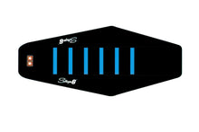 Seat Cover Stage6 black - blue Derbi Senda 2005 - 2010