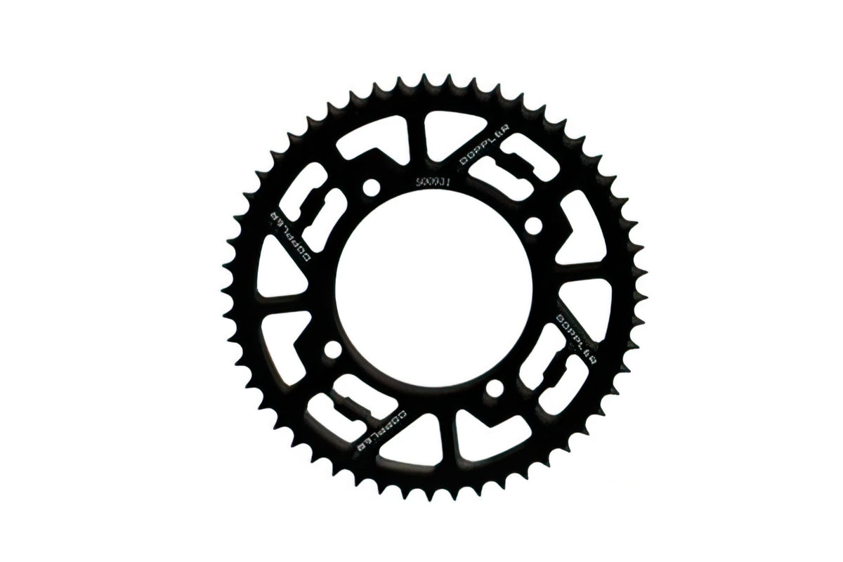 Rear Sprocket 53T - 428 Doppler alu CNC black Beta RR