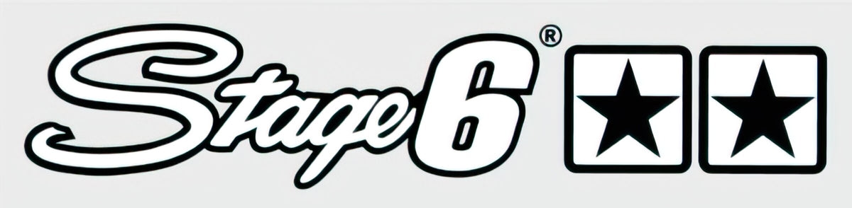Sticker Stage6 logo 25x4.5cm white