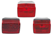Tail Light STR8 chrome / red MBK 51 / Peugeot 103
