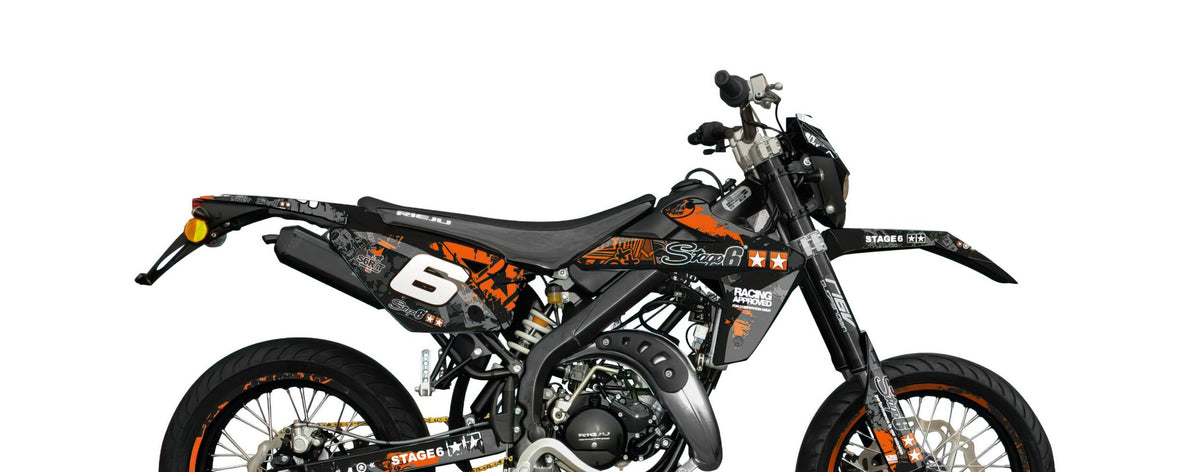 Graphics Kit Rieju MRT 2009 - 2021 Stage6 orange / black