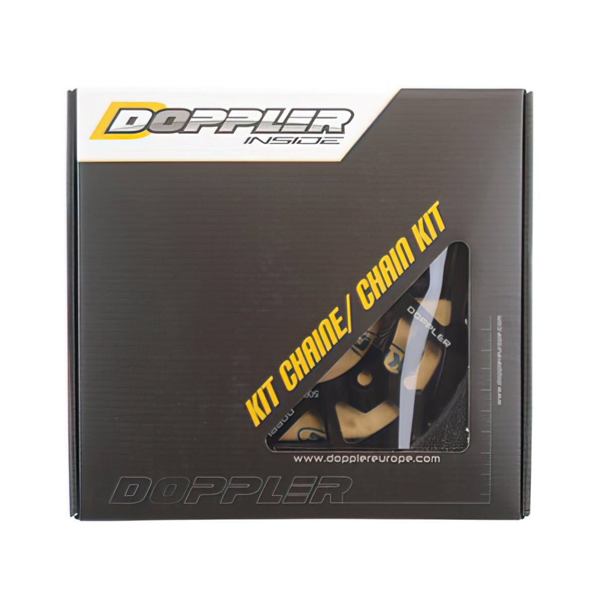 Chain Kit alu black 13x53 - 420 Doppler Rieju MRT / Yamaha DT