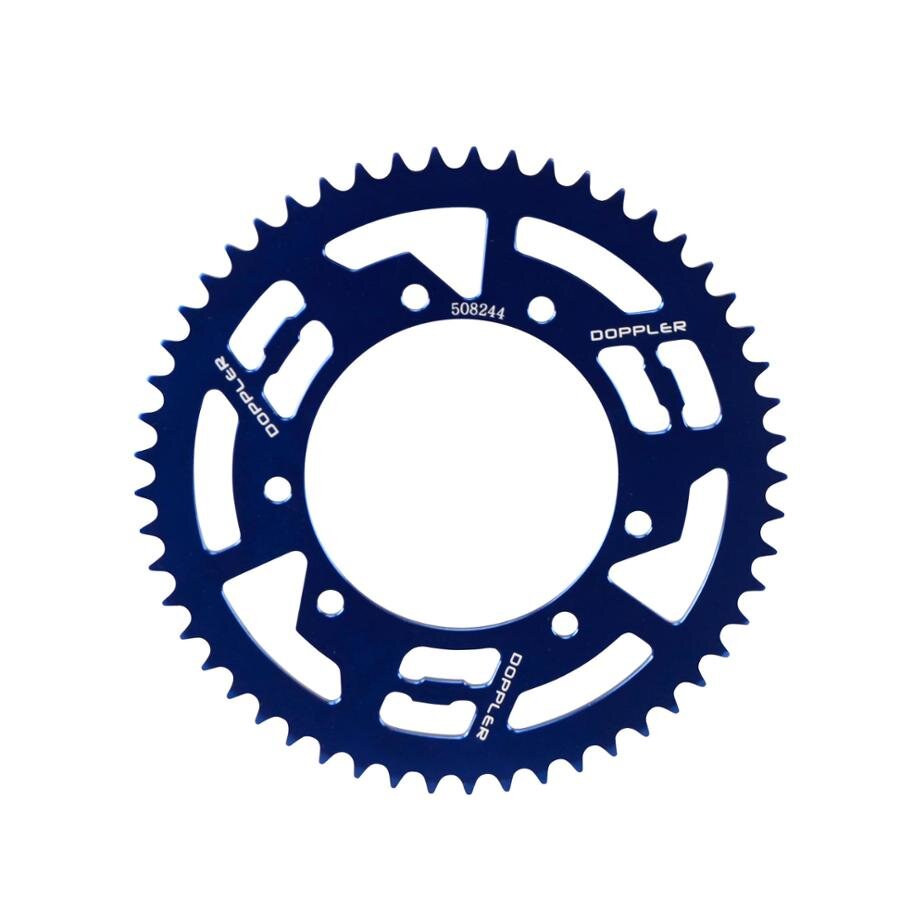 Rear Sprocket 53T - 420 Doppler alu CNC blue Rieju MRT