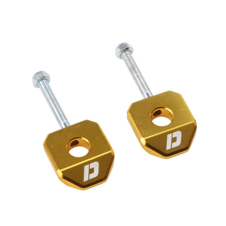Chain Tensioner 12mm axle Doppler Alu CNC gold Derbi / Gilera / Aprilia