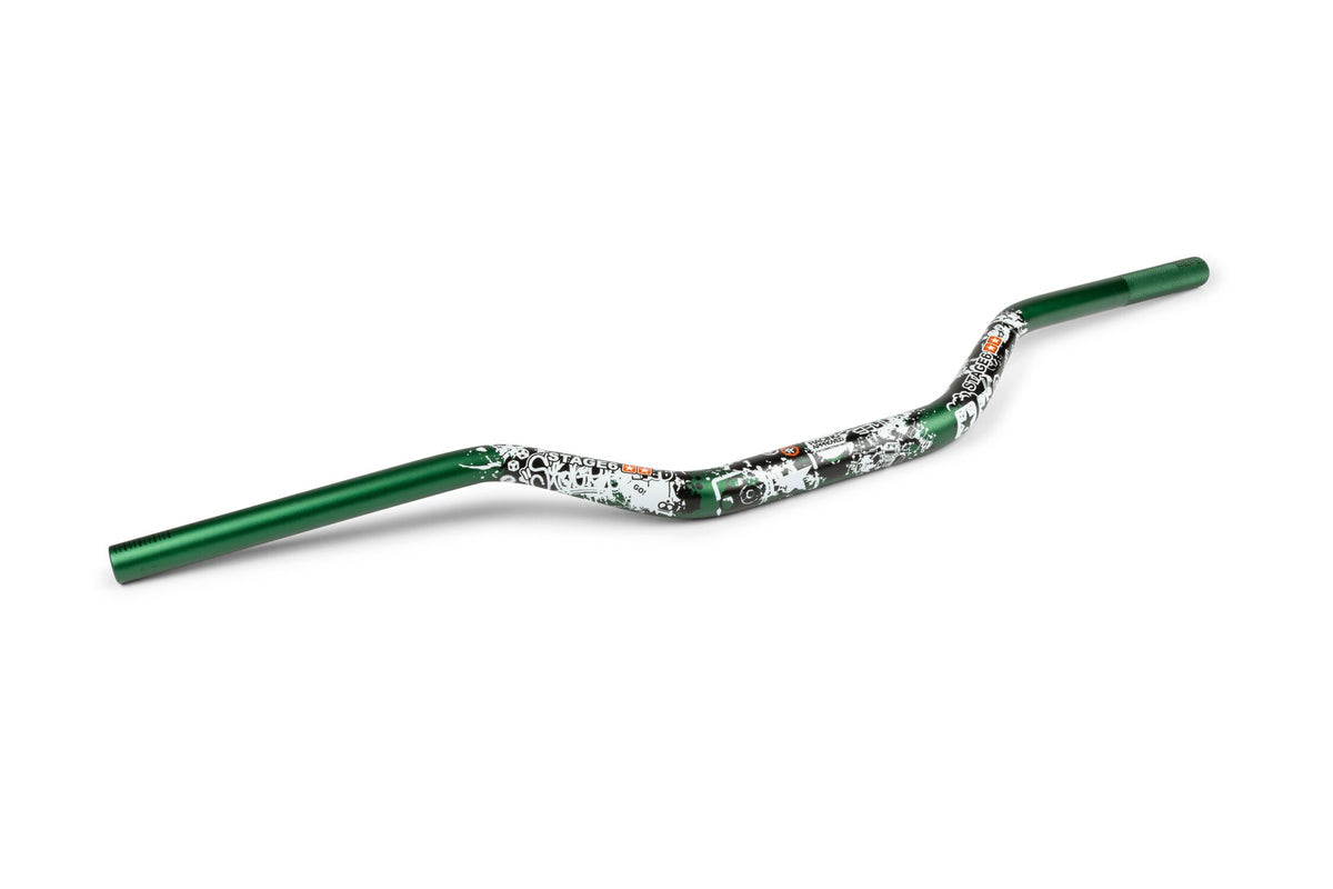 MX Handlebar Stage6 Fatbar Design 28,6mm green