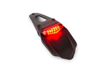 License Plate Holder w/ taillight STR8 red 9 LEDs 50cc Supermoto